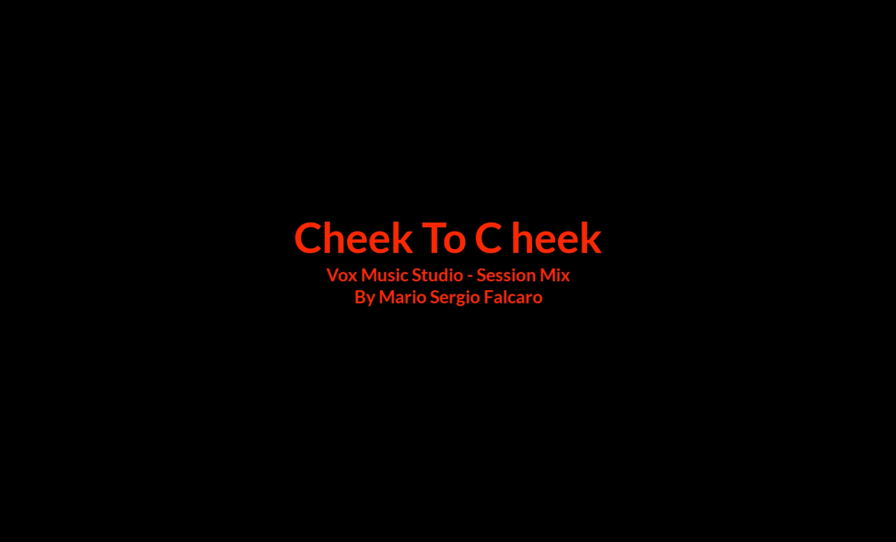 Captura de Tela Cheek to Cheek - Session Mix