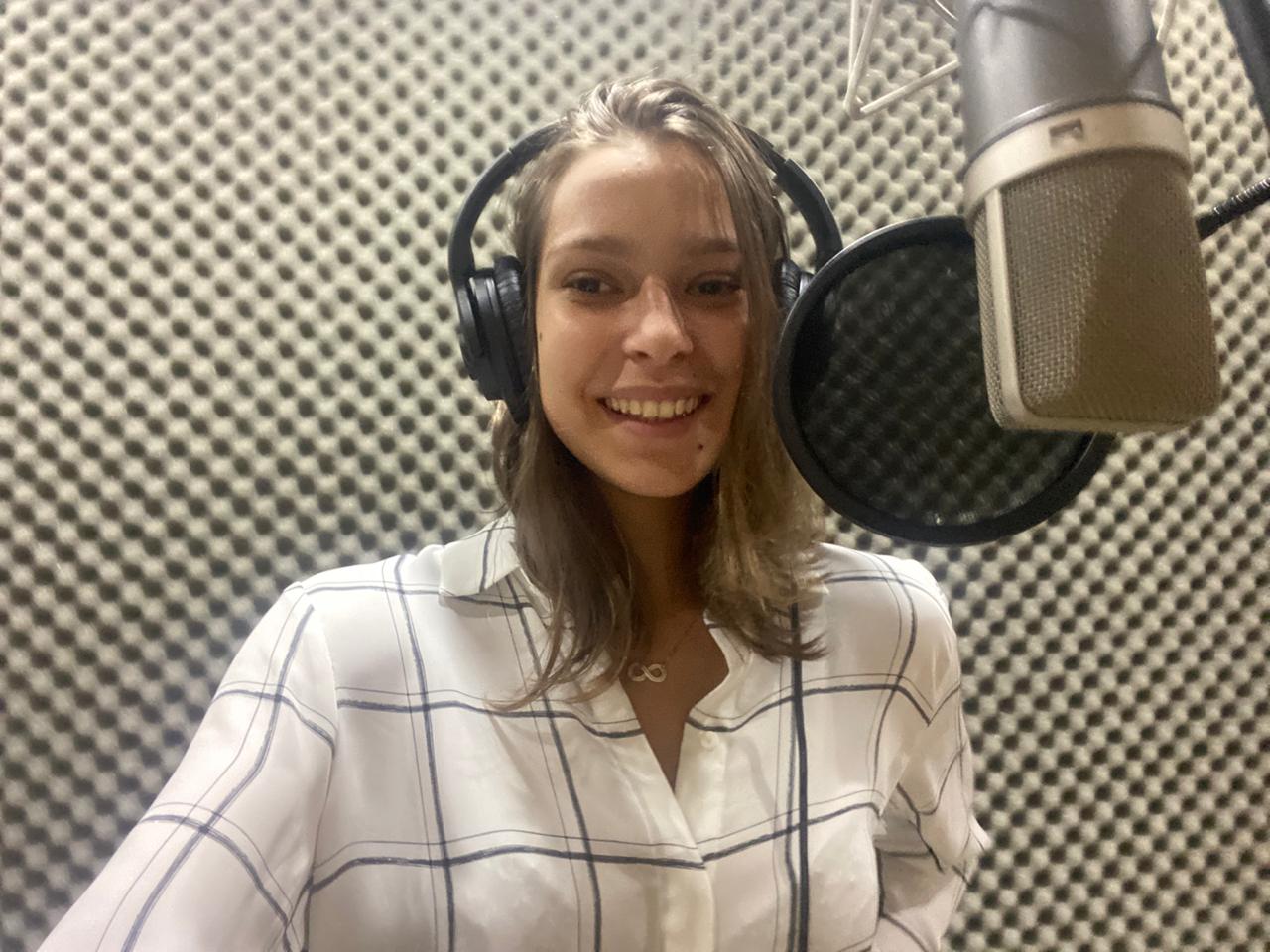 Sofia gravação de voz
